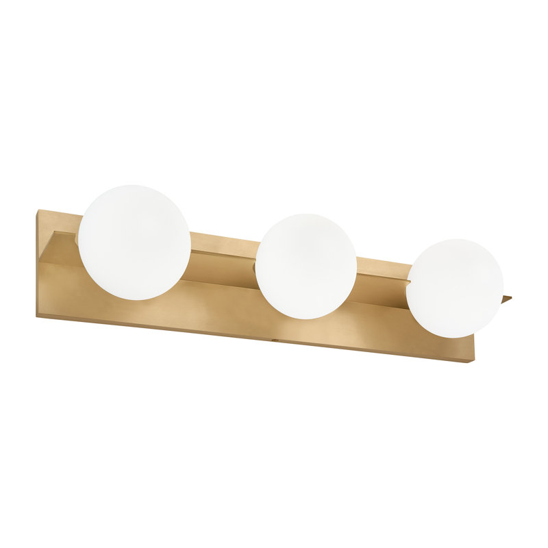 Orbel 3 - Light Vanity Light, Yes, Natural Brass