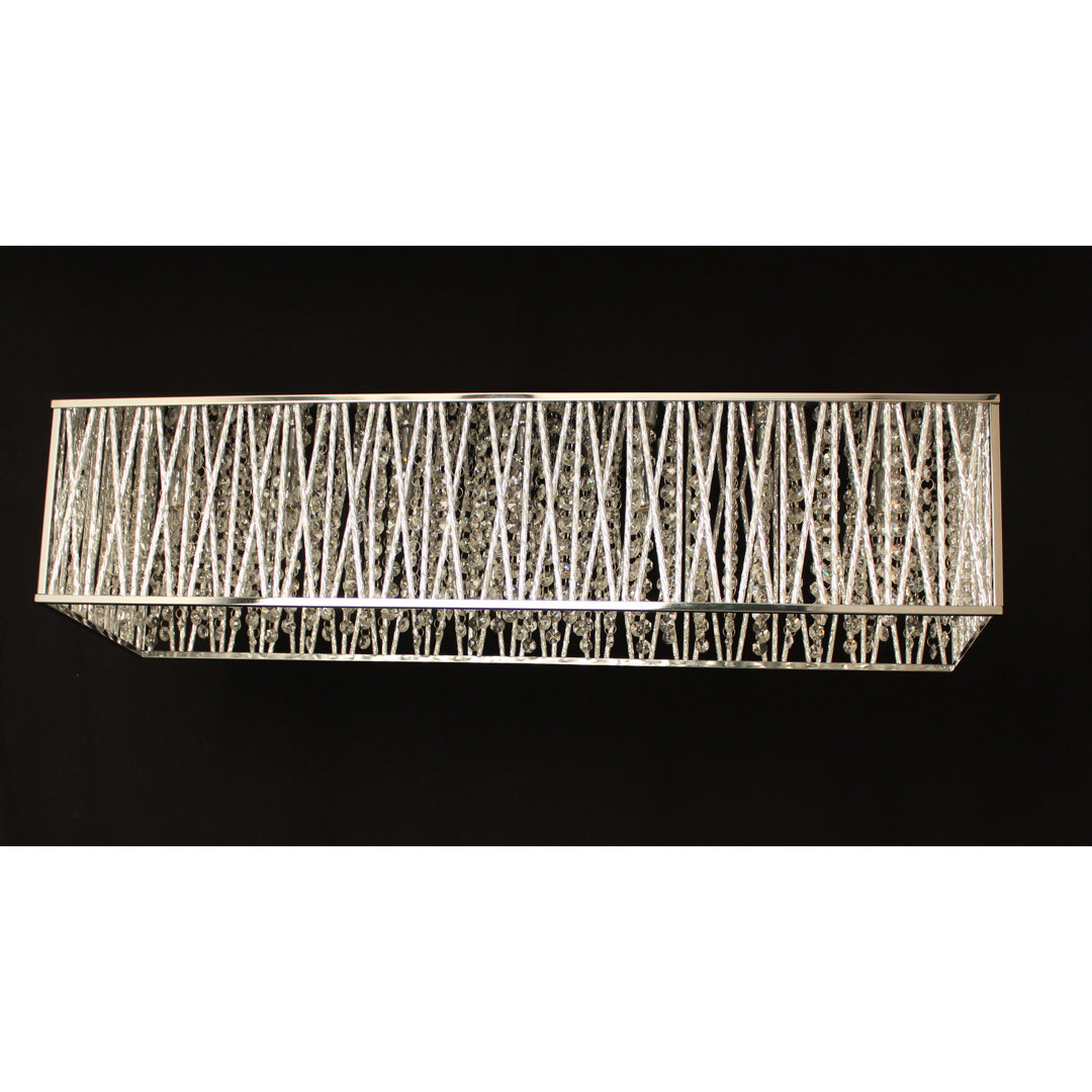 8 - Light Chrome Square/Rectangle Pendant