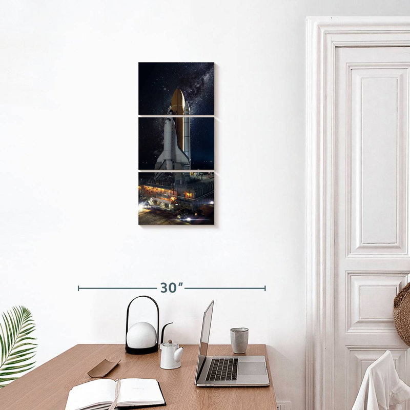 Space Shuttle, 27" H x 12" W