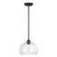 Luminaire suspendu / semi-encastré convertible 1 lumière Glint 12 po