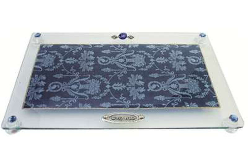 Applique Ultimate Challah Tray sur pieds Ultimate Judaica