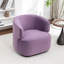 Fauteuil demi-tonneau pivotant rembourré Tybias-614981181