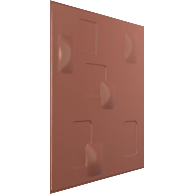 Panneau mural 3D décoratif Avila EnduraWall, Rose champagne métallique nacré universel