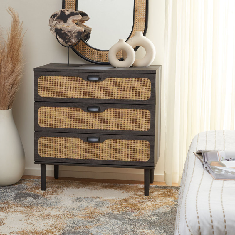 Norene Accent Chest, Distressed Black