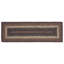 Tapis d'escalier rouge / noir / brun clair Zahid-324612600