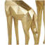 Ensemble de 2 sculptures girafes CosmoLiving par Cosmopolitan Gold Polystone-18443643