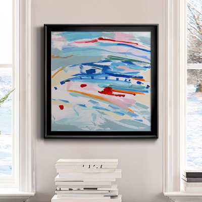 Waterway I - Peinture sur toile encadrée