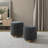Nesting Ottoman Set with Removable Lids and Bun Feet