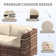 Treyshun Wicker 10 - Person Modular Patio Conversation Sets with Cushions