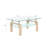 Kenechi Glass Top Single Coffee Table-1297704504-1297704506