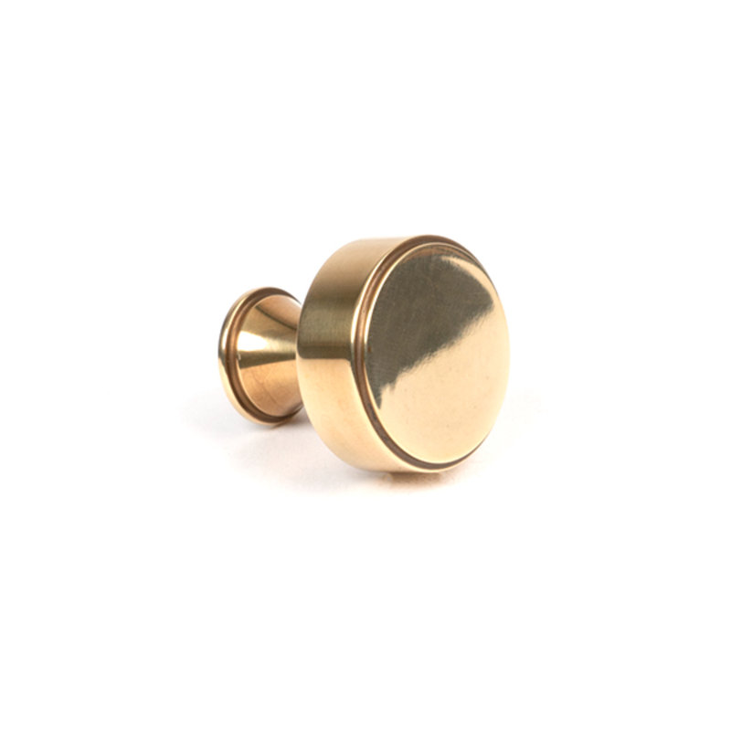 Matt Black Scully Cabinet Knob - 38Mm, 2.5 cm, Aged Brass