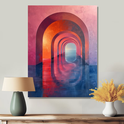Tunnels d'univers soutenus rose et bleu