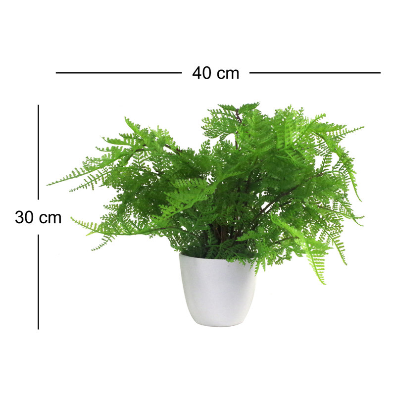 30cm Faux Fern Plant in Pot Liner