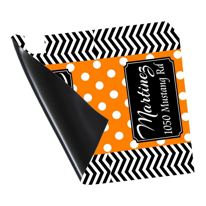 Couvercle de boîte aux lettres personnalisé, Orangé