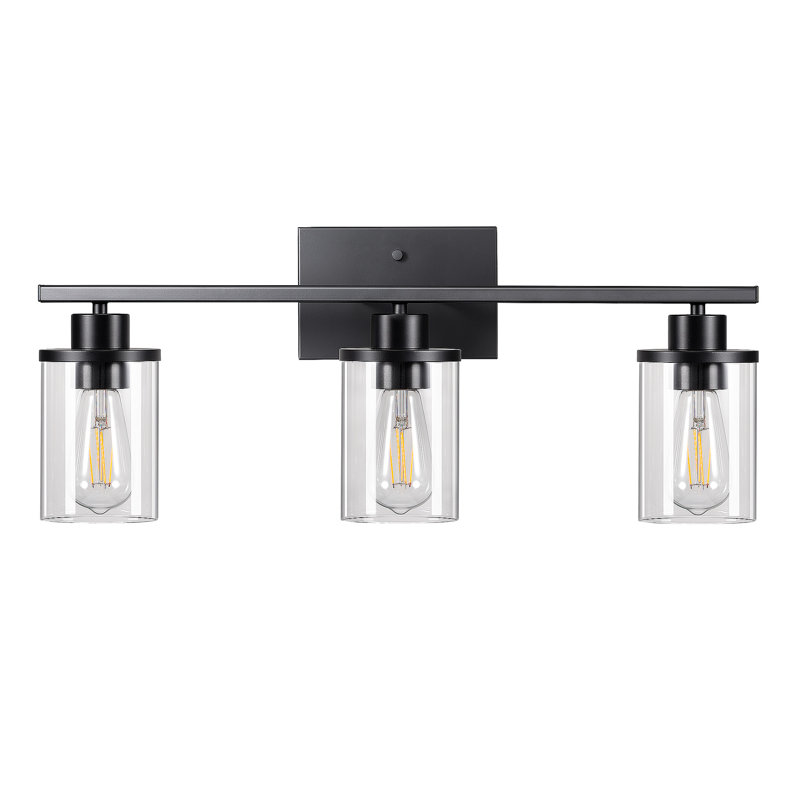 Beaudette 3 - Light Dimmable Vanity Light, Matte Black
