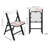 Folding Chair Set Of 2, Compact Backrest Dining Chairs For Small Spaces, Lightweight Foldable Kitchen Chairs For Home, Office, And Outdoor Use, Easy Storage