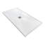 W D Rectangular Base Shape Single Shower Base Integrated Seat Included