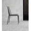 Chaise de salle à manger moderne et simple en acier inoxydable avec dossier