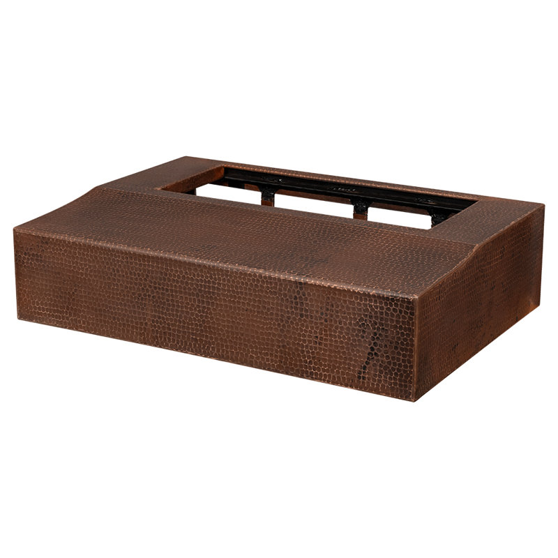30 Inch 390 CFM Hammered Copper Under Cabinet Range Hood with Slim Baffle Filters