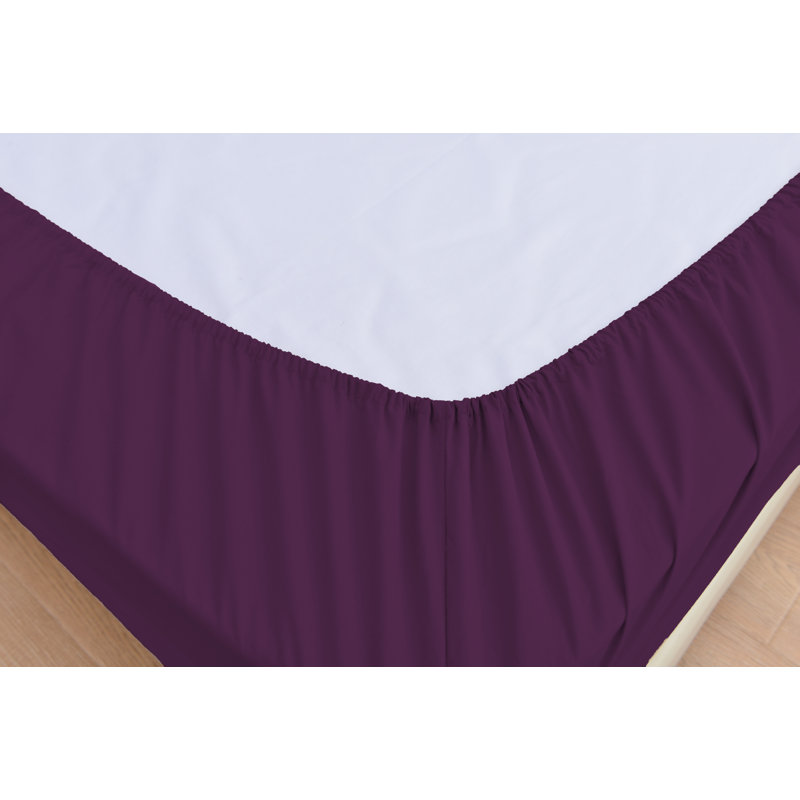 Ensemble de draps en rayonne de bambou, Grand, Violet