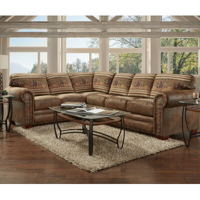 Millwood Pines Charlie Upholstered Sectional | Wayfair