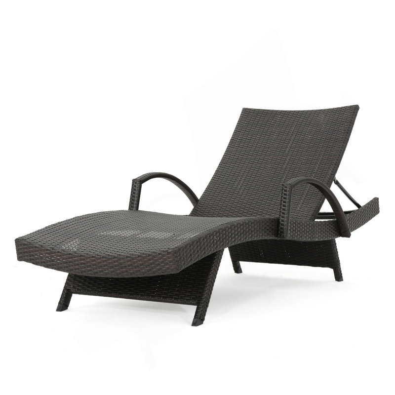 Fauteuil en osier avec accoudoirs Salem