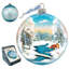 3.5'' Handmade Glass Hanging Figurine Ornament