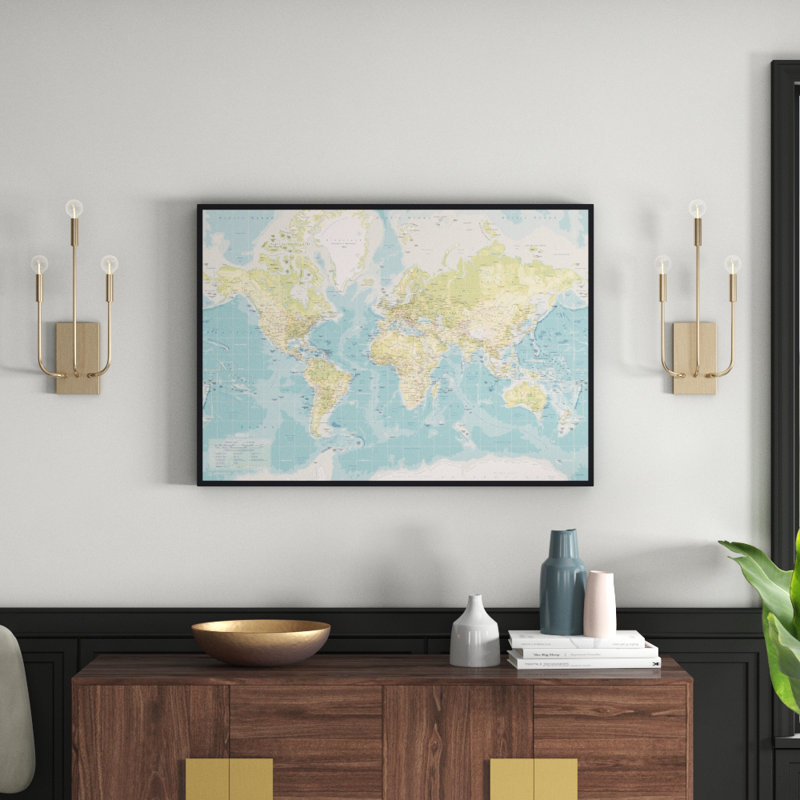 Single Picture Frame Print on Canvas, 74 cm H x 104 cm W x 4 cm D