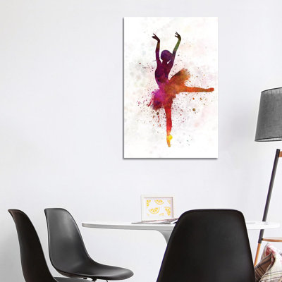 Ballerina Dancing VIII by Paul Rommer - Wrapped Canvas Painting
