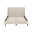 Lit plateforme tapissier sans sommier