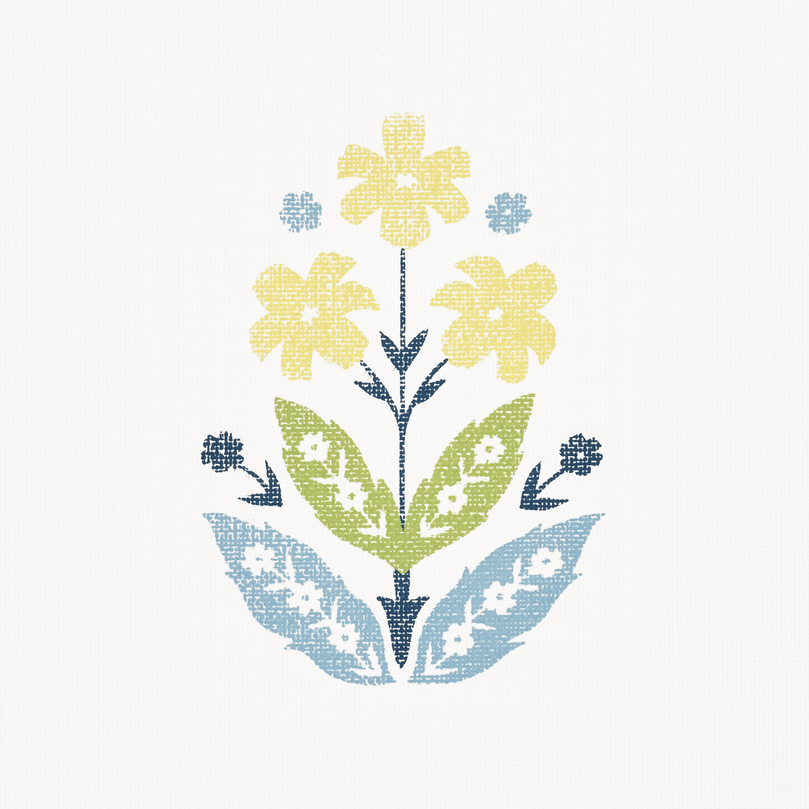 Floweret Paperweave Wallpaper Double Roll, Spring