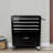 4 -Drawer Cold Steel Job Site Storage Tool Cabinet with Wheels and Handle-992826583