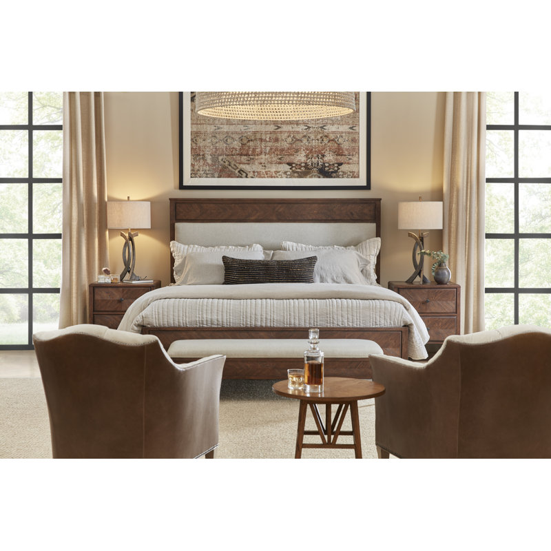 Nova Upholstered Bench, Dusk