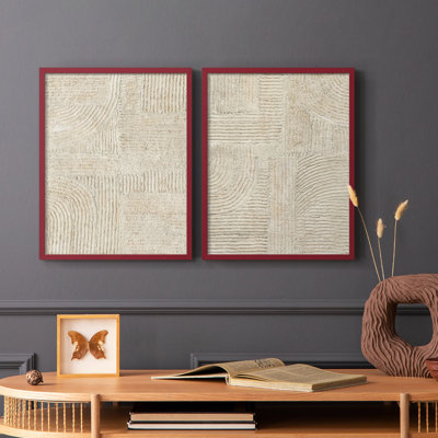 Sandstone Pastures I-Premium Framed Print -Ready to Hang - No Nails Required - No Nails Required