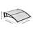 Awnings for Door Entrance, 38 x 40 in, Exterior Front Door Window Awnings with Drainage & ABS Bracket, Rain Snow Sun Protection, Overhang Polycarbonate Door Canopy for Porch Patio, Clear-125149645-125149646