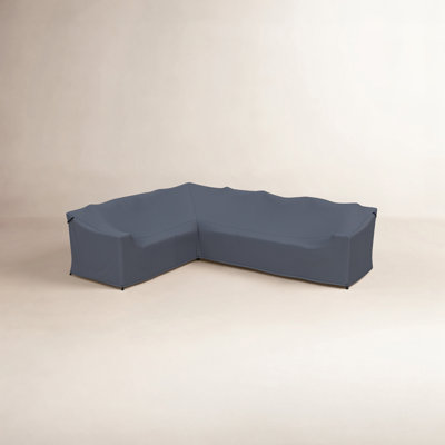 Wicker L-Shape Outdoor Sectional Sofa Cover