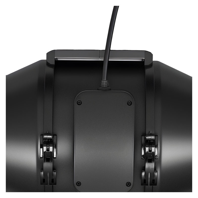 Ensemble de ventilation à conduit en ligne de 6 po avec filtre à charbon et régulateur de vitesse pour tentes de culture, culture hydroponique et CVC