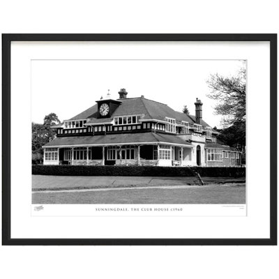 Sunningdale, The Club House C1960 by Francis Frith - Single Picture Frame Print