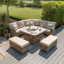 8 - Person Patio Dining Set with Square Table