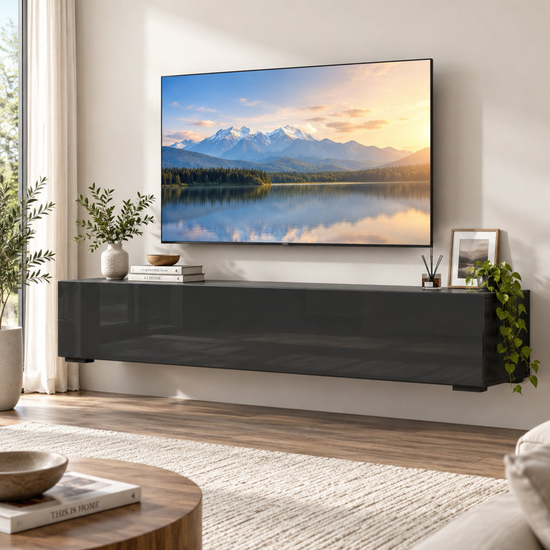 Meuble télé moderne avec rangement pour salon