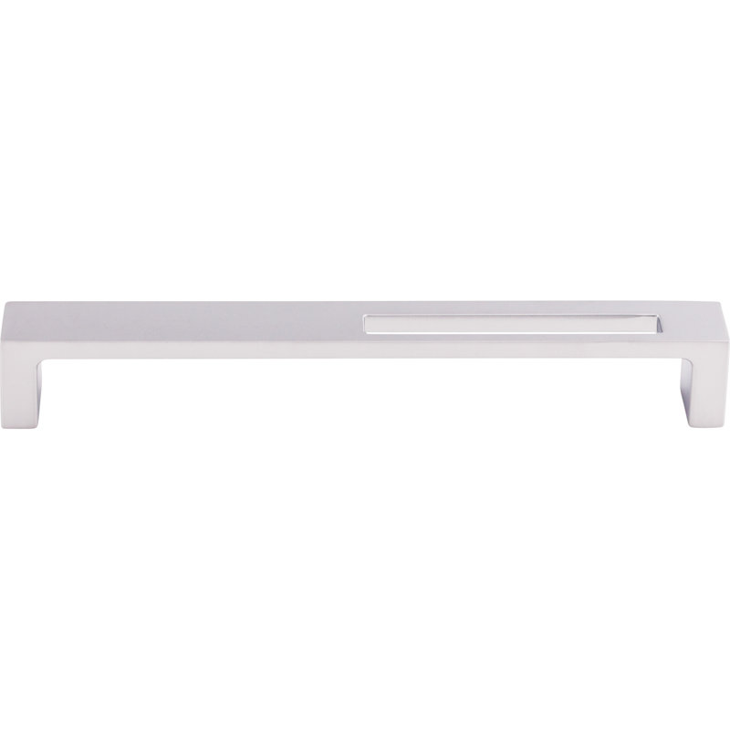 Modern Brushed Aluminum Slot Bar Handle with Mounting Hardware