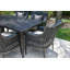 Chaise de patio avec coussin Crone