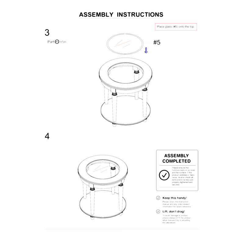 Table basse Bromwyn