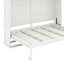 Lit escamotable double avec armoires supérieures-1479952036
