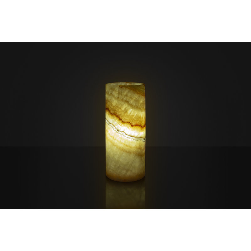 Lampe de table tambour beige 11,8 po