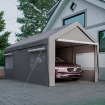 Car Tent Portable Manual Waterproof car House shed Foldable Shelter carport  Parking Canopy Galvanized Steel Retractable Garage