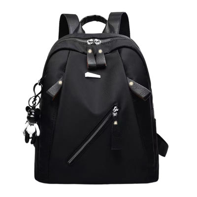 Backpack Shoulder Bag Female Fashion Trend Street Polyester Cloth Bag Bag Middle School Students Schoolbag Backpack