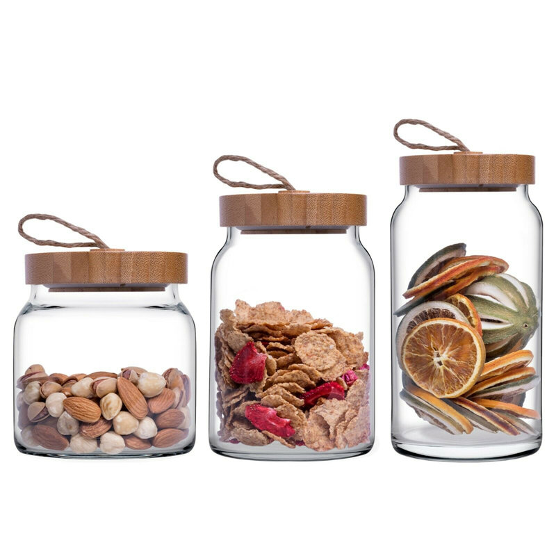 Glass Jar - Set of 3