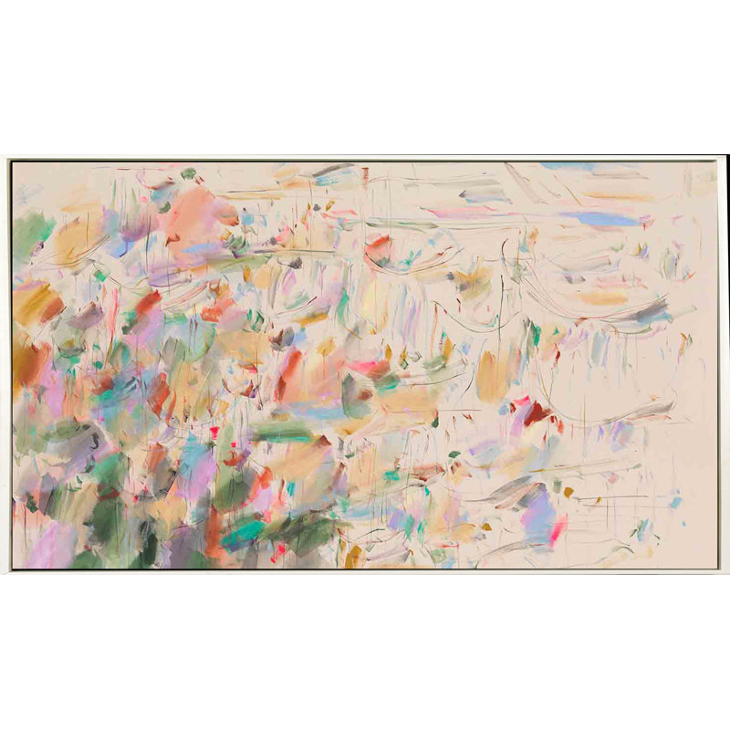 Blooms Painting, White Framed