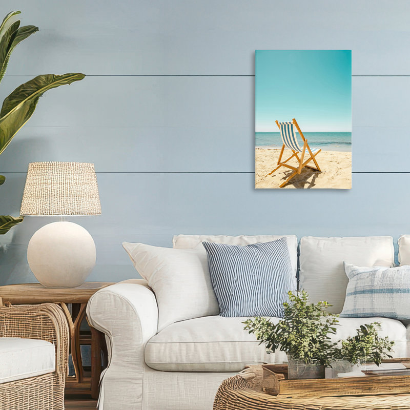Toile «Seclusion By The Ocean», conception par Elena Chukhlebova, H 24 po x l 16 po